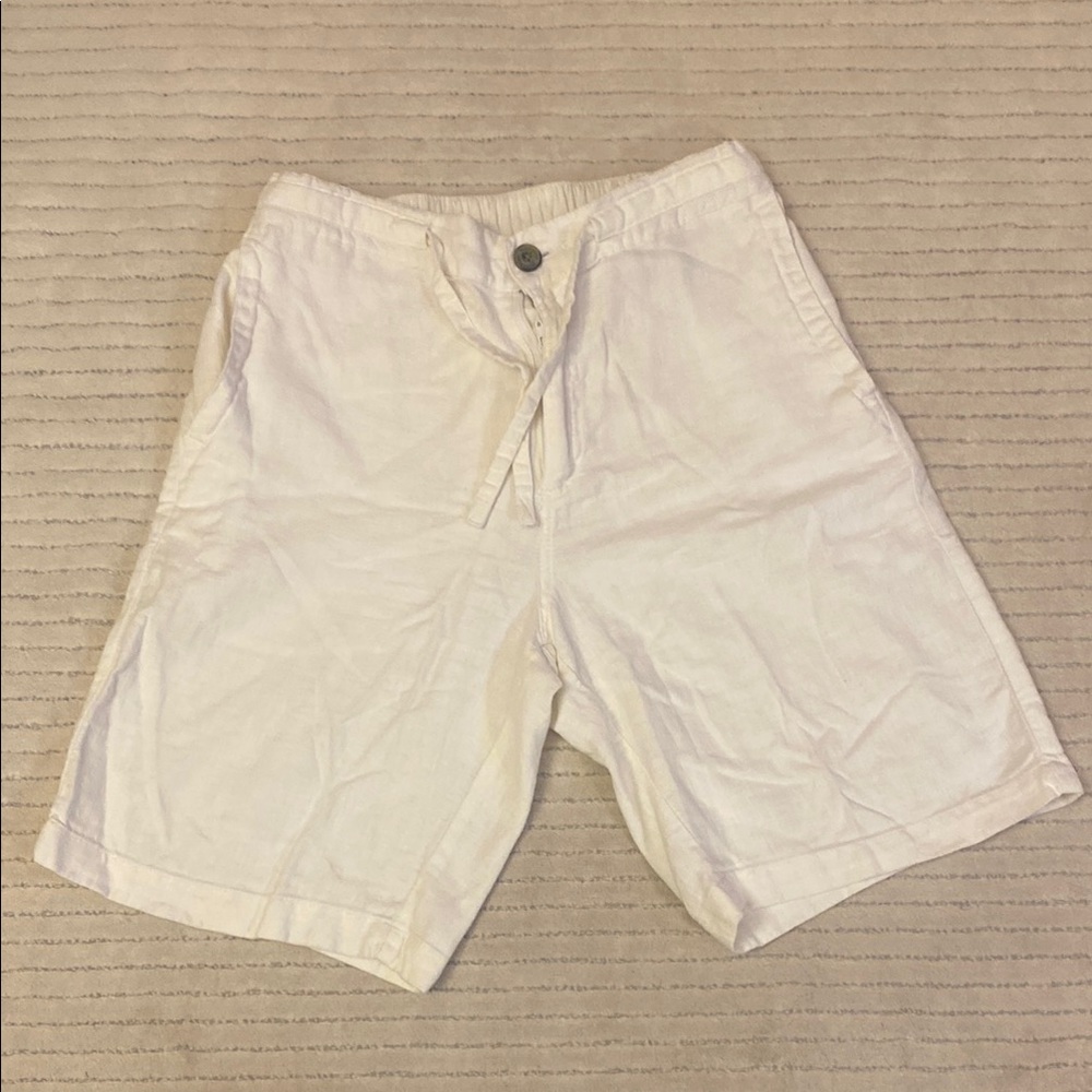TASSO ELBA Casual White Shorts